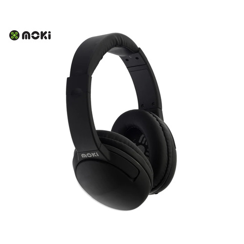 Moki Nero Headphones Black with Microphone 