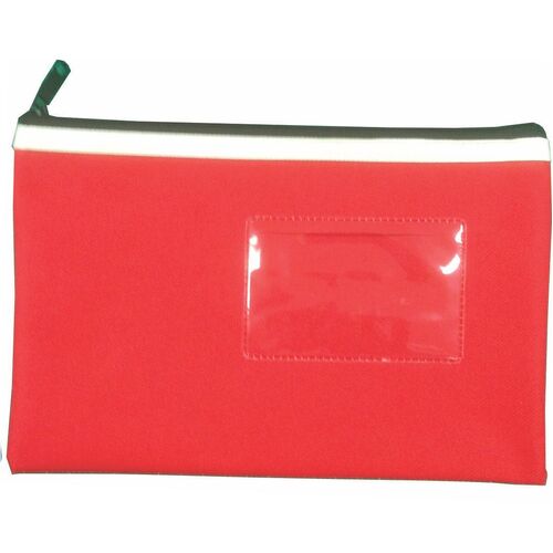 Polyester Case with Name Card 23x15.5cm | Red