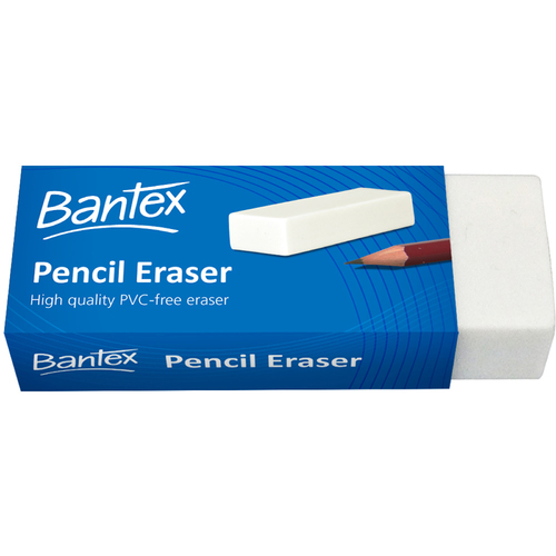 Bantex PVC Free Large Erasers Suitable For Pencils