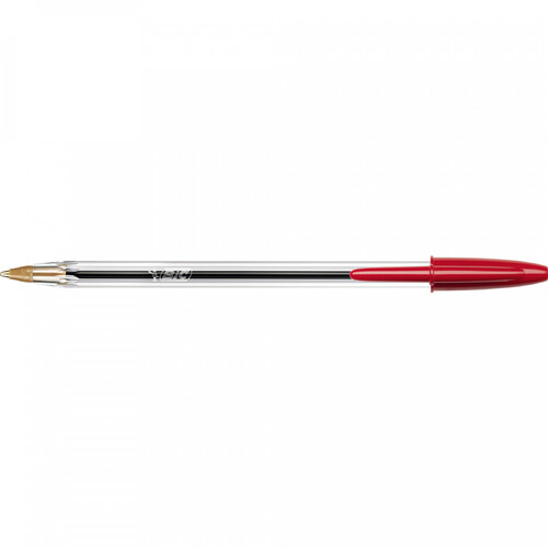 Bic Cristal Ballpoint Pen Medium Red