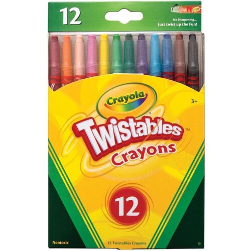 Crayola Twistables Crayon 6mm 12's