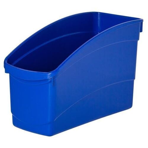 Plastic Book and Storage Tub Blue