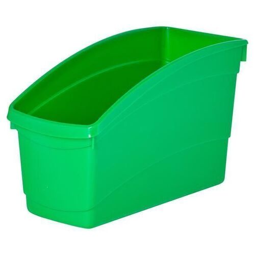 Plastic Book and Storage Tub Green
