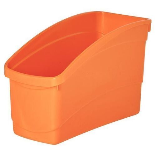 Plastic Book and Storage Tub Orange