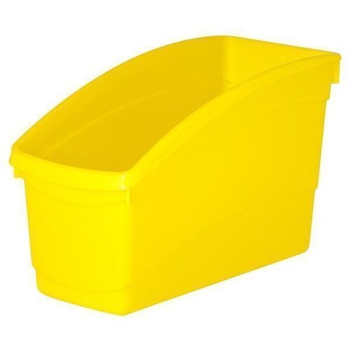 Plastic Book and Storage Tub Yellow