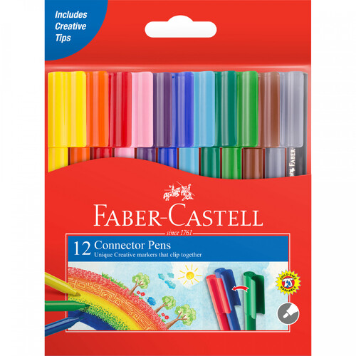 Faber Castell Textas Connector Pens 12's
