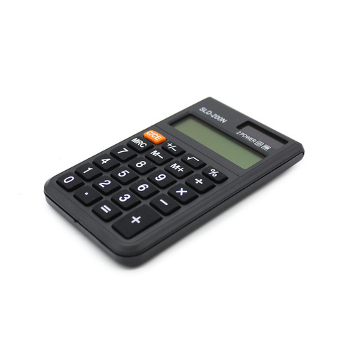 8-Digit Pocket Size Calculator (With Cover) 