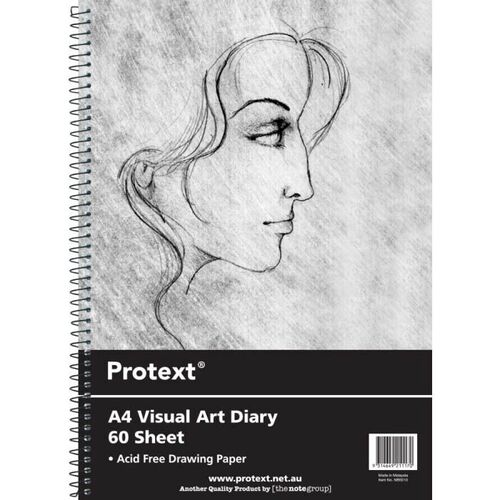Protext Visual Art Diary PP Cover A4 110gsm 120 pg
