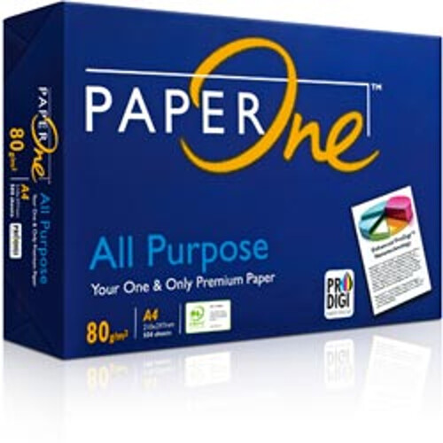 PaperOne All Purpose Blue Wrap 80gsm White Copy Paper | Pack 500