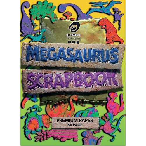 Scrap Book Megasaurus Bond 90gsm 330mm x 245mm 64 page